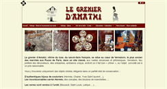 Desktop Screenshot of legrenierdamatxi.com